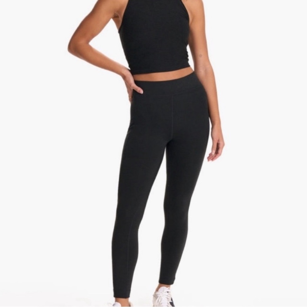 Vuori Granite Pocket Legging Black Heather Xs